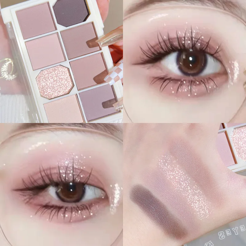 8 Colors/set Nude Matte Palette Shimmer Shiny Eyeshadow Cosmetic Palette Waterproof Highlighter Fashion Shiny Eye Shadow
8 Colors/set Nude Matte Palette Shimmer Shiny Eyeshadow Cosmetic Palette Waterproof Highlighter Fashion Shiny Eye Shadow