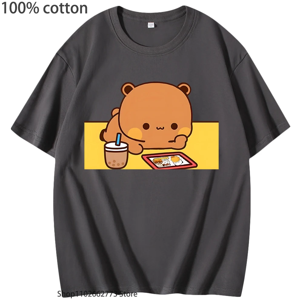 Kawaii Cute Dudu Is Contemplating Bubu картина футболки панда Медведь графическая рубашка женская футболка 100% хлопок Летние футболки o-образный вырез Топ
Kawaii Cute Dudu Is Contemplating Bubu картина футболки панда Медведь графическая рубашка женская футболка 100% хлопок Летние футболки o-образный вырез Топ