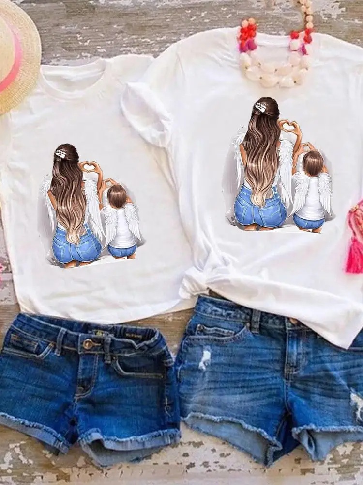 Kawaii Clothes Family Matching Clothing T Shirt Graphics T Shirts Girls Boys Kids Children Watercolor Love Sweet Summer Clothes
Kawaii Clothes Family Matching Clothing T Shirt Graphics T Shirts Girls Boys Kids Children Watercolor Love Sweet Summer Clothes