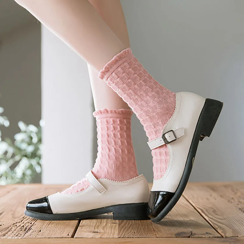 frilly lolita long socks kawaii calcetines mujer women cute chaussette femme korean style skarpetki damskie japanese white sock 
frilly lolita long socks kawaii calcetines mujer women cute chaussette femme korean style skarpetki damskie japanese white sock