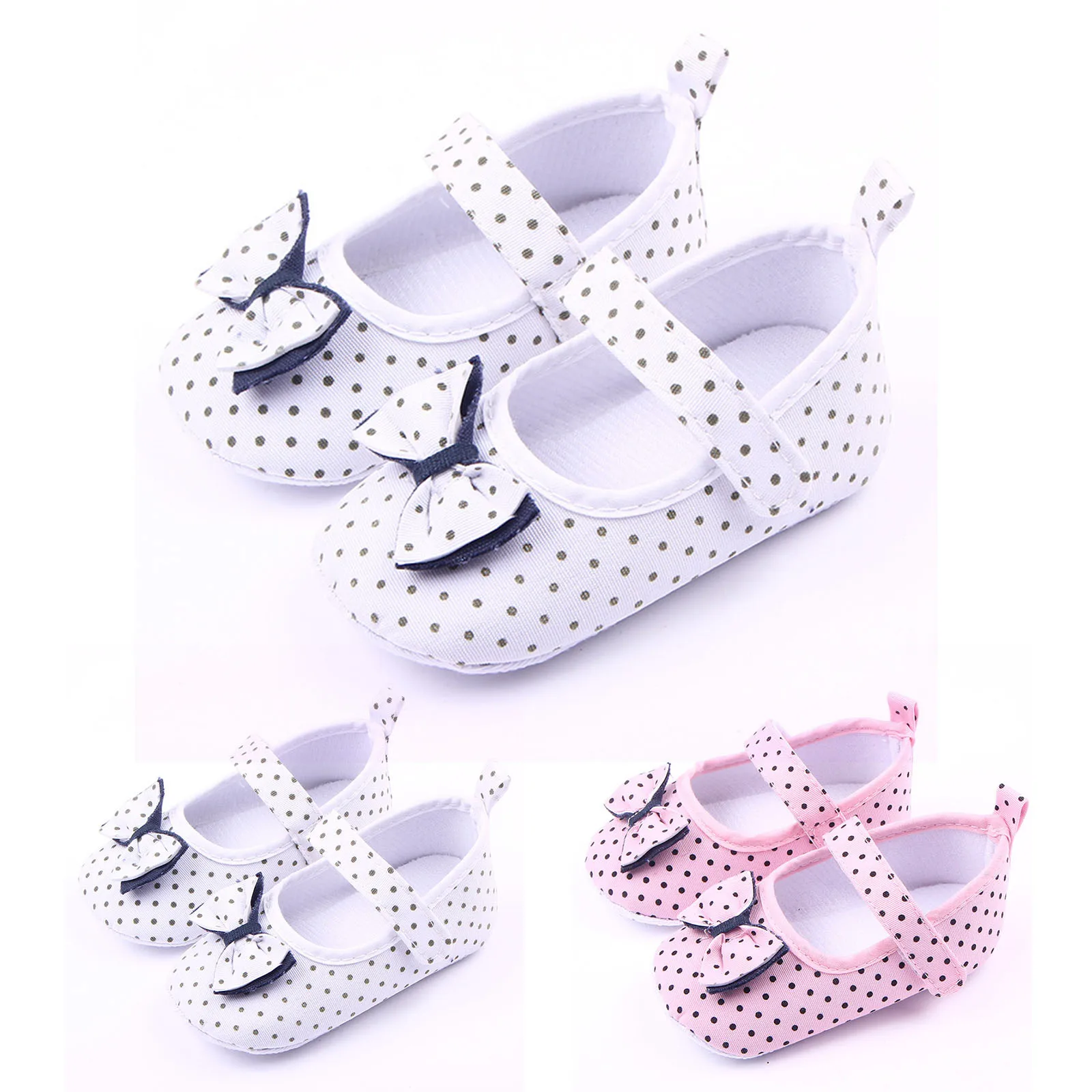 Cute Bowknot Polka Dot Footwear Children Walking Shoes Toddler Anti-slip Shoes Cute Soft Anti-Slip Baby Shoes
Cute Bowknot Polka Dot Footwear Children Walking Shoes Toddler Anti-slip Shoes Cute Soft Anti-Slip Baby Shoes