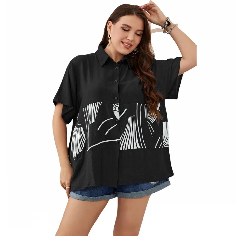 Blouses For Women Tops Turn Down Collar Short Sleeve Blusa 2022 New Fashion Print Loose Casual Summer Female Shirts Tunics Tops
Blouses For Women Tops Turn Down Collar Short Sleeve Blusa 2022 New Fashion Print Loose Casual Summer Female Shirts Tunics Tops