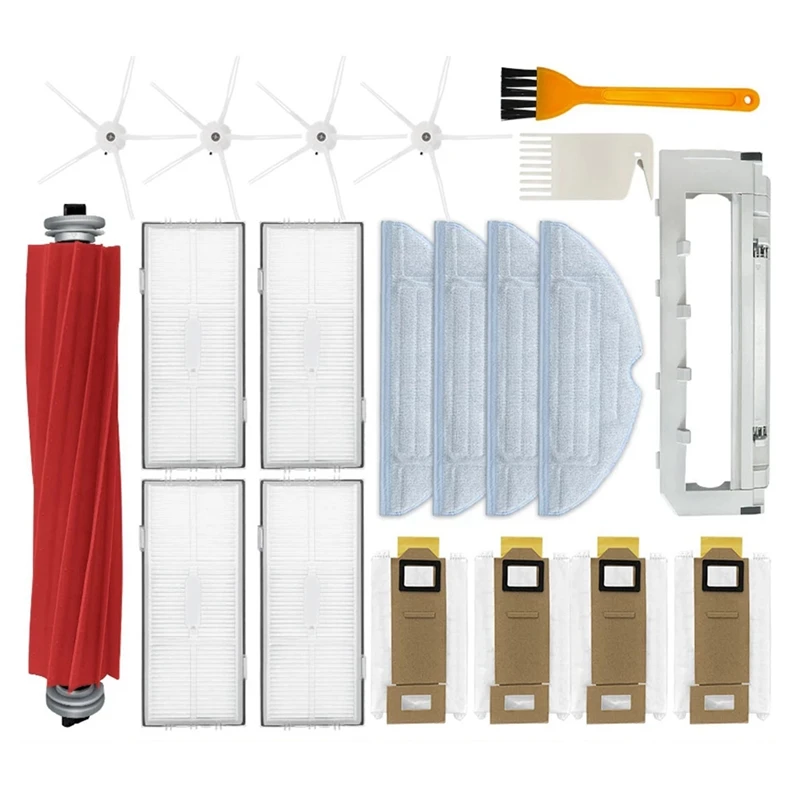 For Roborock S7 / S70 / S75 / S7 Max / S7 Maxv / T7S / T7S Plus Spare Parts Main Side Brush Hepa Filter Mop Dust Bag
For Roborock S7 / S70 / S75 / S7 Max / S7 Maxv / T7S / T7S Plus Spare Parts Main Side Brush Hepa Filter Mop Dust Bag