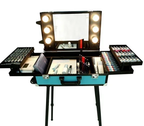Professional Makeup Storage Case Travel Cosmetic Case Organizer Rolling Wheel Makeup Trolley Case
Professional Makeup Storage Case Travel Cosmetic Case Organizer Rolling Wheel Makeup Trolley Case