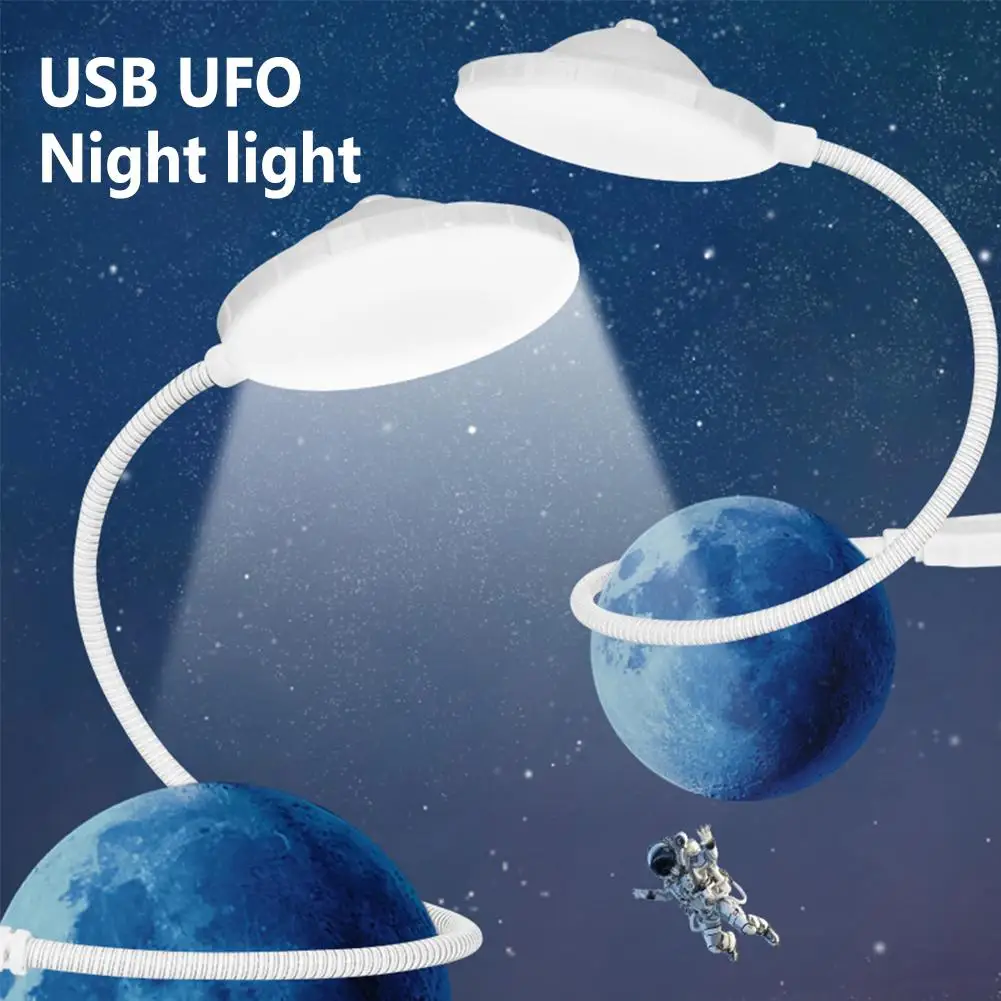 UFO Shape Usb Night Light Rechargeable Adjustable Brightness Children Table Lamp Decorative Luminaires For Computer Power Bank
UFO Shape Usb Night Light Rechargeable Adjustable Brightness Children Table Lamp Decorative Luminaires For Computer Power Bank