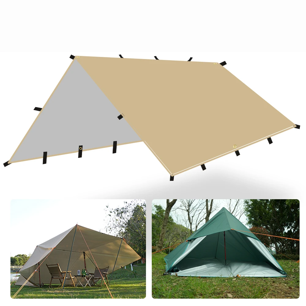 Lightweight Protection Camping Backpacking Tarp Picnic Tarp Tent Adventure Hiking Outdoor Sunshade Camping Waterproof
Lightweight Protection Camping Backpacking Tarp Picnic Tarp Tent Adventure Hiking Outdoor Sunshade Camping Waterproof