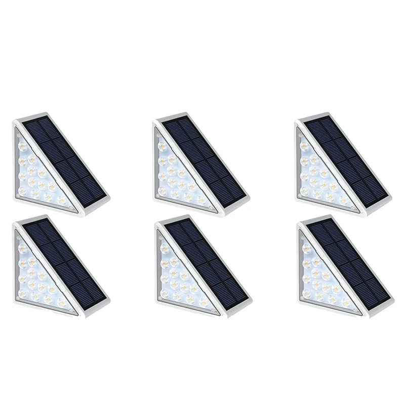 6 Piece LED Solar Step Lights Waterproof Outdoor Stair Lights Solar Decoration Lights
6 Piece LED Solar Step Lights Waterproof Outdoor Stair Lights Solar Decoration Lights