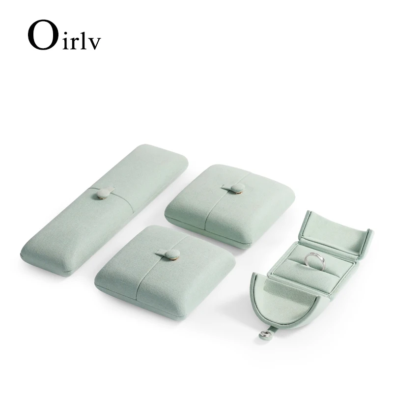 Oirlv Green Microfiber Ring Organizer Box with Button Pendant Jewelry Storage Case Gift Box for Engagement
Oirlv Green Microfiber Ring Organizer Box with Button Pendant Jewelry Storage Case Gift Box for Engagement