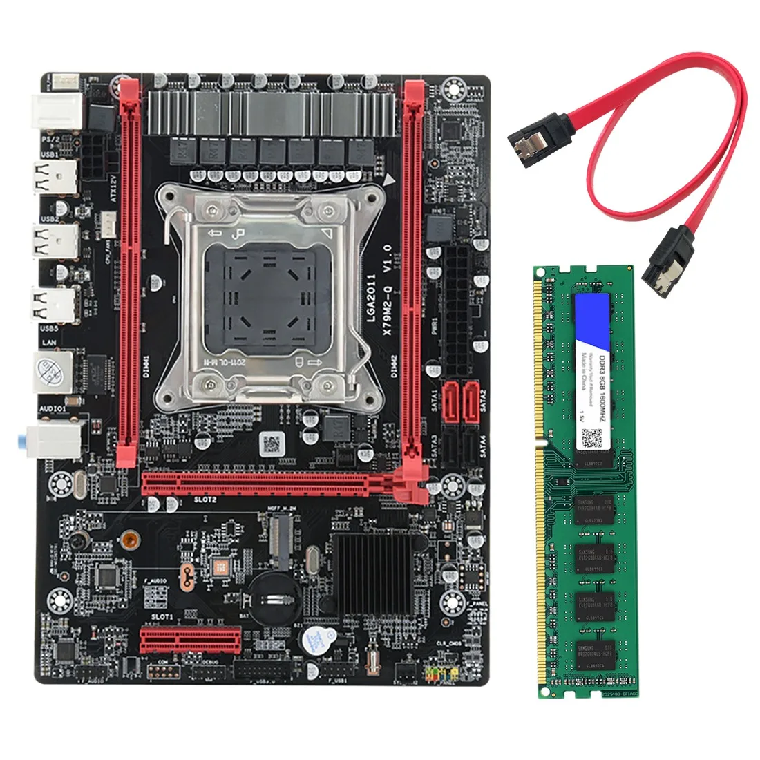 Материнская плата X79 (X79M-Q) для настольного компьютера с 8G DDR3 1600 МГц ОЗУ LGA 2011 2XDDR3 ECC ОЗУ PCIE16X 4X USB2.0 SATA2.0 материнская плата
Материнская плата X79 (X79M-Q) для настольного компьютера с 8G DDR3 1600 МГц ОЗУ LGA 2011 2XDDR3 ECC ОЗУ PCIE16X 4X USB2.0 SATA2.0 материнская плата