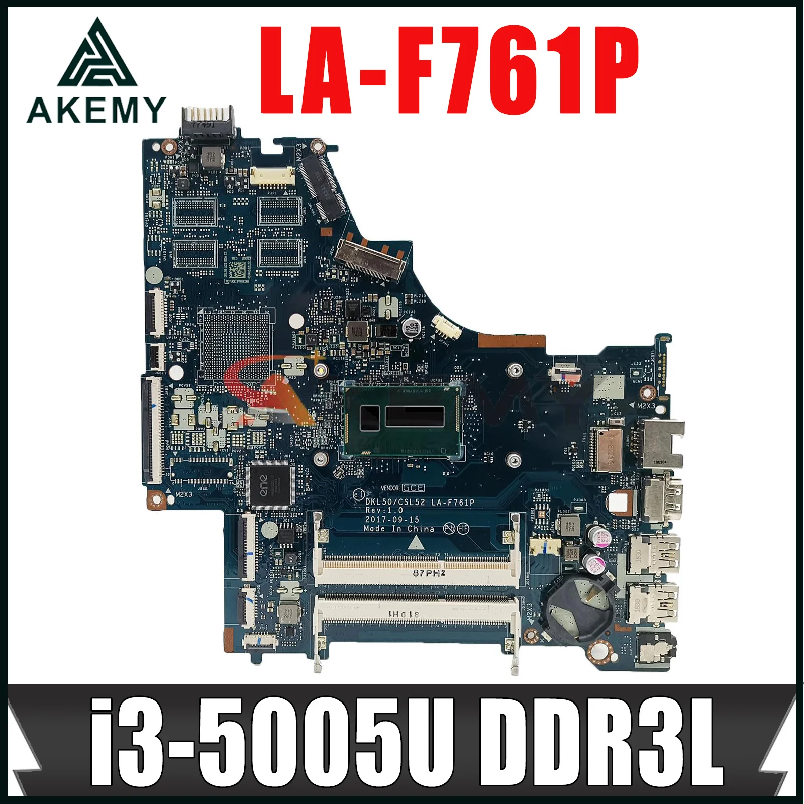 Оригинальная материнская плата для ноутбуков Hp 15-BS DKL50/CSL52 LA-F761P L04451-601 i3-5005U DDR3L
Оригинальная материнская плата для ноутбуков Hp 15-BS DKL50/CSL52 LA-F761P L04451-601 i3-5005U DDR3L