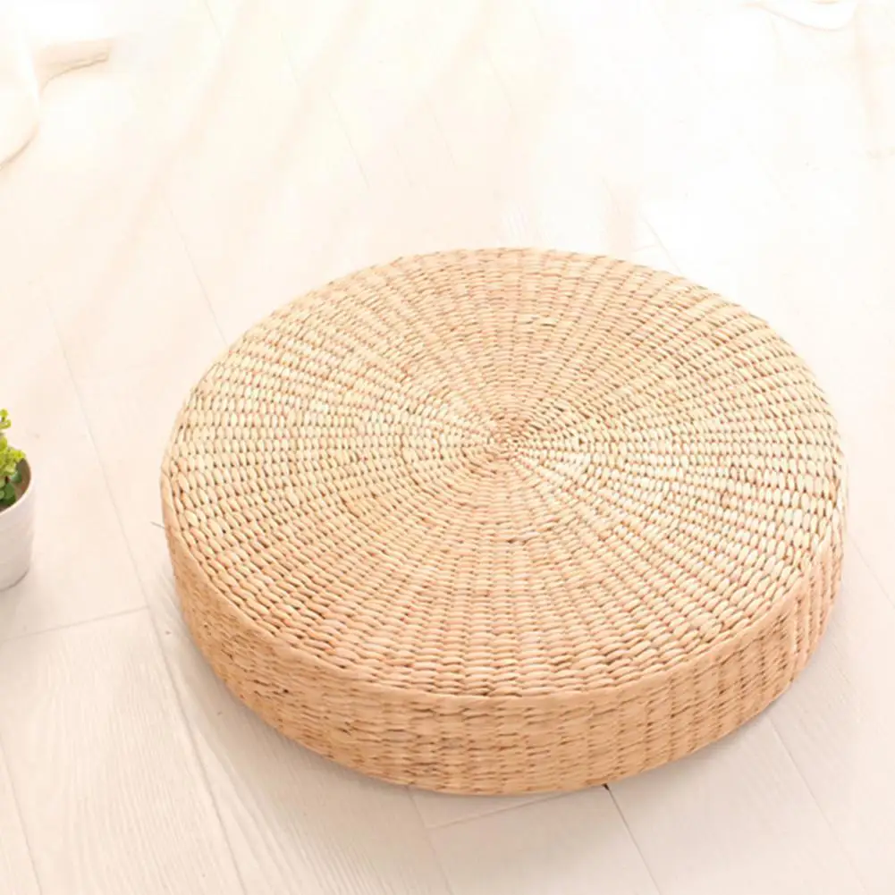 Sitting Cushion Durable Round Straw Weave Handmade Floor Pouf Wear-resistant Widely Applied Chair Seat Mat
Sitting Cushion Durable Round Straw Weave Handmade Floor Pouf Wear-resistant Widely Applied Chair Seat Mat