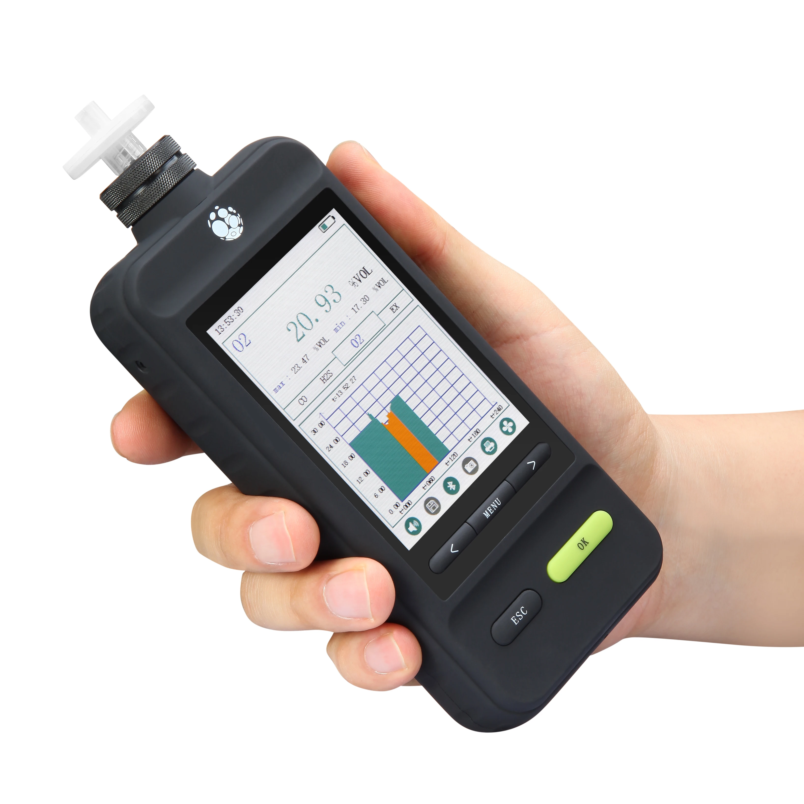 Wireless Bluetooth Handheld VOC Monitor With Parts Per Billion Measurement 1ppb-10000ppm
Wireless Bluetooth Handheld VOC Monitor With Parts Per Billion Measurement 1ppb-10000ppm