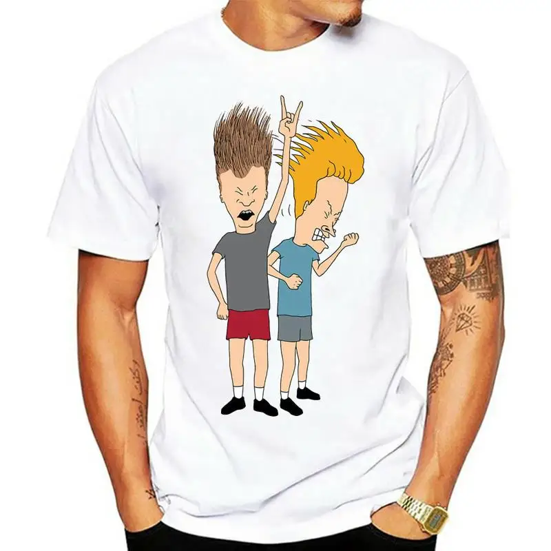 Модная футболка 100% хлопок Азиатский размер печати Beavis и Butthead Beavis Butthead короткий рукав круглый вырез повседневная спортивная мужская футболк... 
Модная футболка 100% хлопок Азиатский размер печати Beavis и Butthead Beavis Butthead короткий рукав круглый вырез повседневная спортивная мужская футболк...