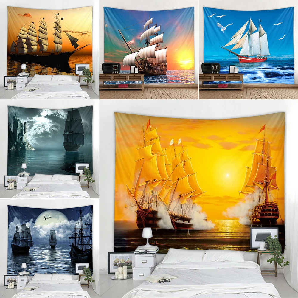 Nautical Tapestry Pirate Ship Psychedelic Hanging Cloth Living Room Room Wall Decor Backdrop Cloth Home Decor Tapestry
Nautical Tapestry Pirate Ship Psychedelic Hanging Cloth Living Room Room Wall Decor Backdrop Cloth Home Decor Tapestry