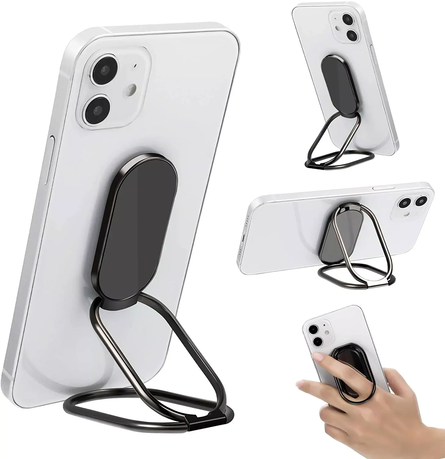 Phone Ring Holder Finger Kickstand 360 Degree Rotation Metal Cell Phone Ring Grip Foldable Cellphone Stand for Magnetic Car Hold
Phone Ring Holder Finger Kickstand 360 Degree Rotation Metal Cell Phone Ring Grip Foldable Cellphone Stand for Magnetic Car Hold