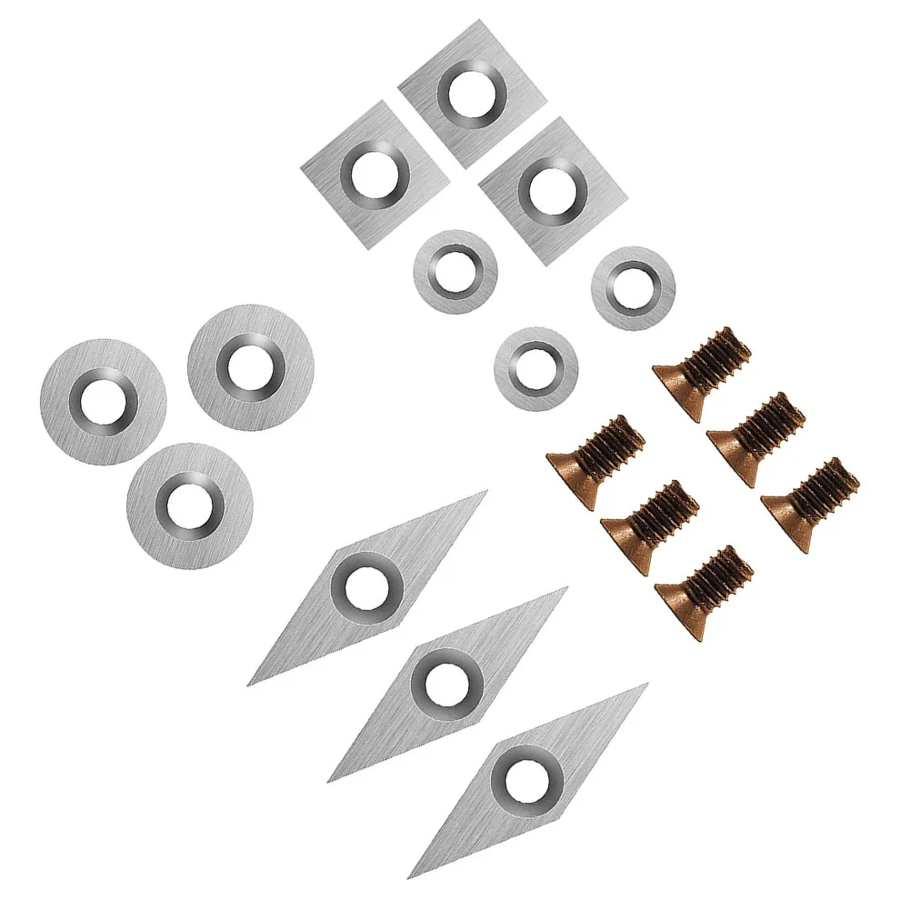 18pcs Carbide Cutter Inserts Set Woodturning Tools Replacement Cutter Hollowers Finishers Wood Lathe Turning Tools
18pcs Carbide Cutter Inserts Set Woodturning Tools Replacement Cutter Hollowers Finishers Wood Lathe Turning Tools