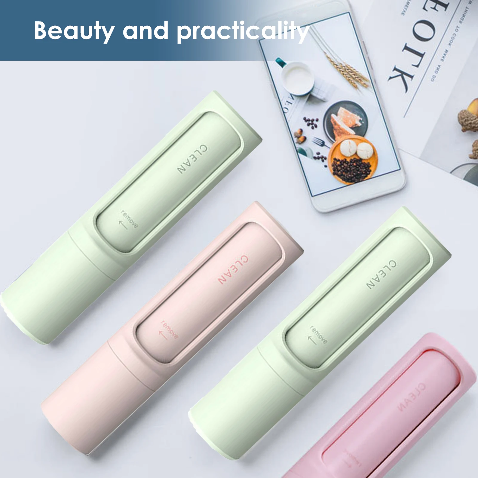 Portable Reusable Pet Hair Remover Brush Lint Roller Self Cleaning Cat Dog Fur Hair Dust Removal Brush For Clothes
Portable Reusable Pet Hair Remover Brush Lint Roller Self Cleaning Cat Dog Fur Hair Dust Removal Brush For Clothes