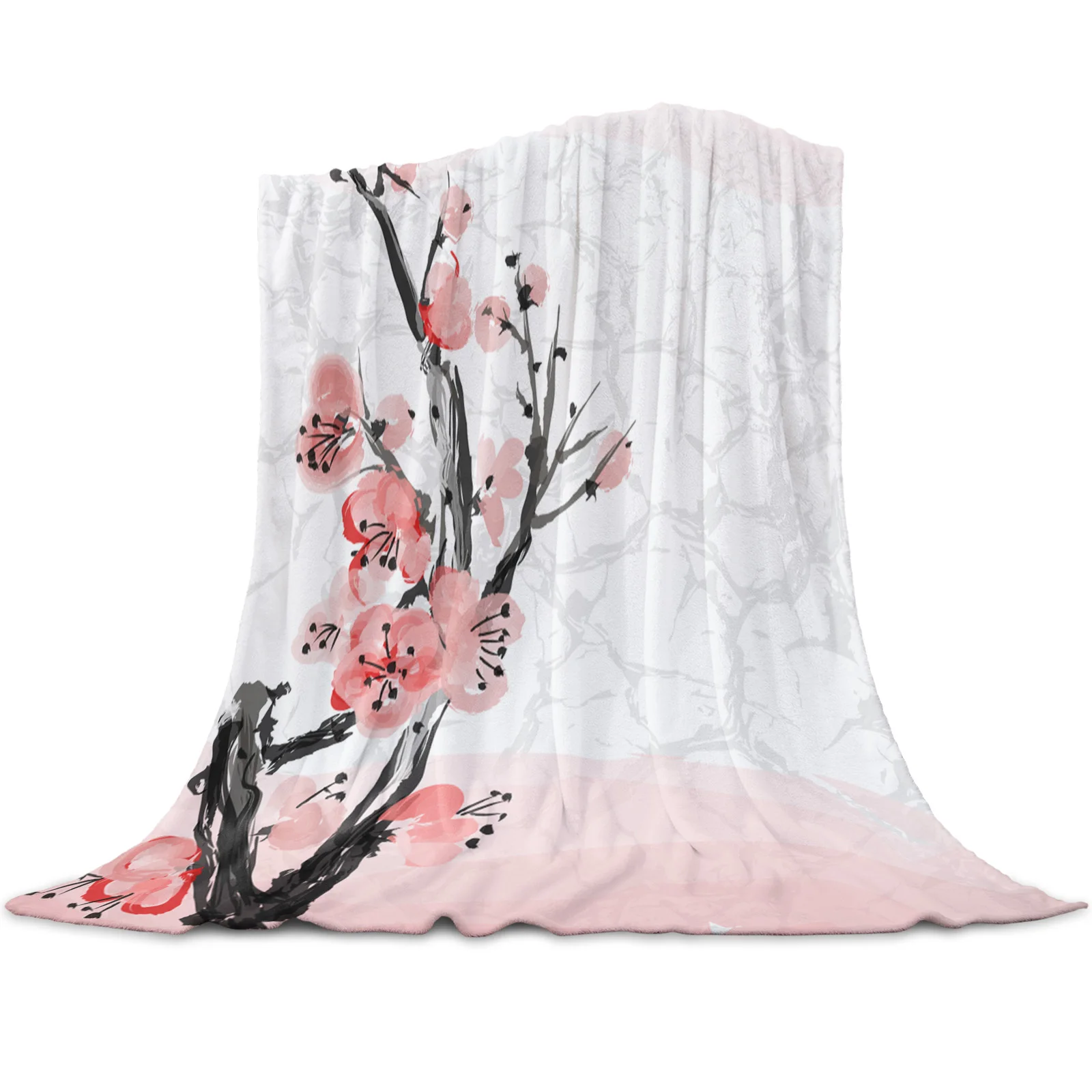 Pink Cherry Blossoms Flower Blanket Flannel Winter Sheet Bedspread for Bed Sofa Travel Bedding Warm Fleece Throw Blankets
Pink Cherry Blossoms Flower Blanket Flannel Winter Sheet Bedspread for Bed Sofa Travel Bedding Warm Fleece Throw Blankets