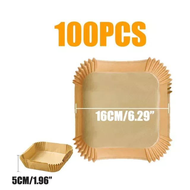 Air Fryer Parchment Paper Liner Oil-proof Water-proof Paper Tray Non-Stick Baking Mat for Oven Air Fryer Accessories
Air Fryer Parchment Paper Liner Oil-proof Water-proof Paper Tray Non-Stick Baking Mat for Oven Air Fryer Accessories
