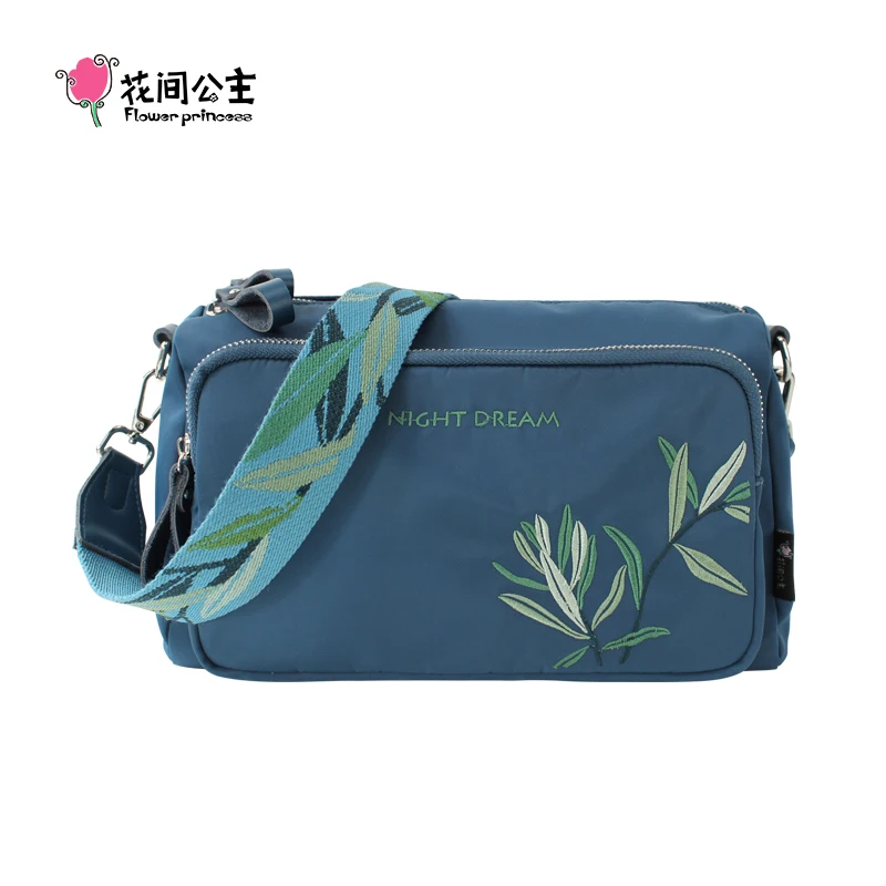 Flower Princess Night Dream Women's Bag 2022 Trend Spring Fashion Nylon Cloth Embroidery Female Shoulder Messenger Crossbody Bag
Flower Princess Night Dream Women's Bag 2022 Trend Spring Fashion Nylon Cloth Embroidery Female Shoulder Messenger Crossbody Bag