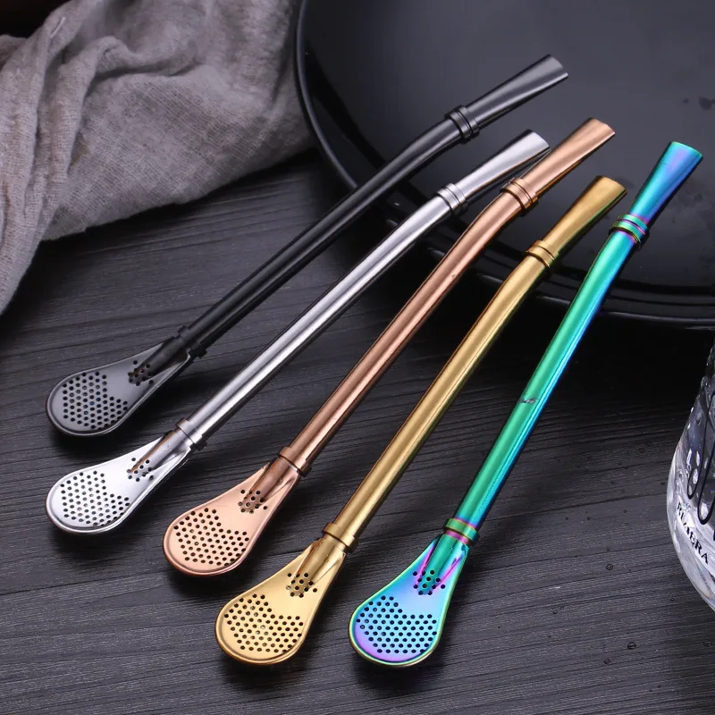 5Pc Set Straw 304 Stainless Steel Straw Yerba Mate Straw Spoon Creative Coffee Spoon Western Style Stirring Spoon
5Pc Set Straw 304 Stainless Steel Straw Yerba Mate Straw Spoon Creative Coffee Spoon Western Style Stirring Spoon