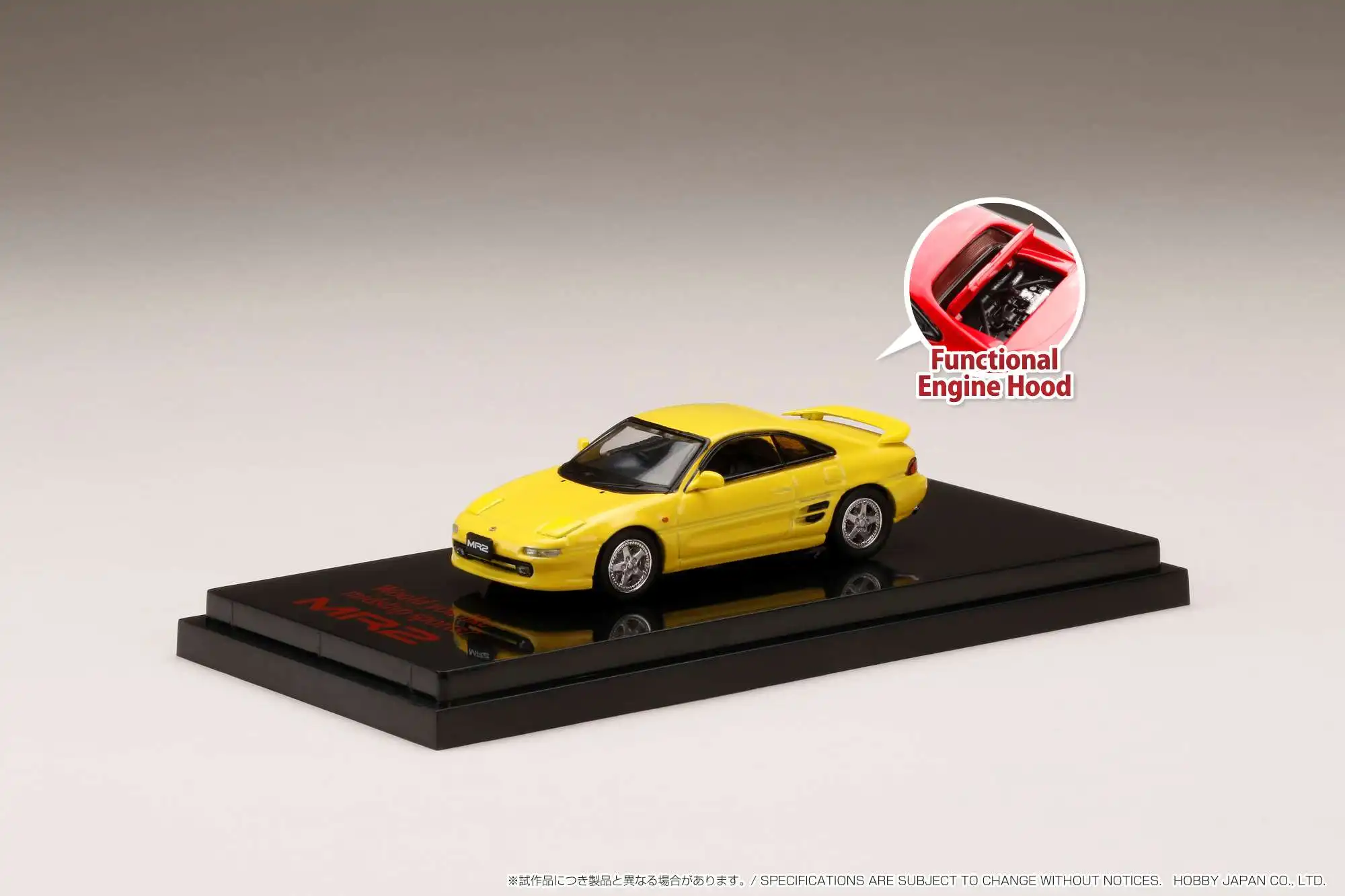 Hobby Japan 1/64 MR2 (SW20) GT-S Customized Version Yellow Diecast Model Car Collection Limited Edition Toys
Hobby Japan 1/64 MR2 (SW20) GT-S Customized Version Yellow Diecast Model Car Collection Limited Edition Toys
