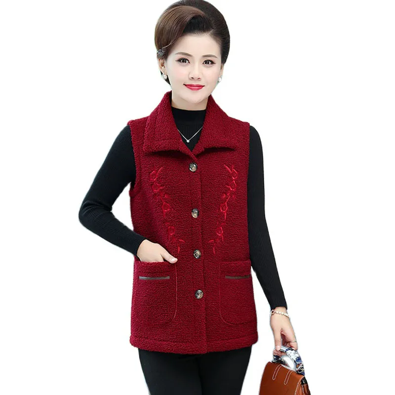 Middle-aged Women Vest Coat New Autumn Winter Coat Loose Oversize Sleeveless Jacket Female Waistcoat Women's Clothing 7XL 8XL
Middle-aged Women Vest Coat New Autumn Winter Coat Loose Oversize Sleeveless Jacket Female Waistcoat Women's Clothing 7XL 8XL