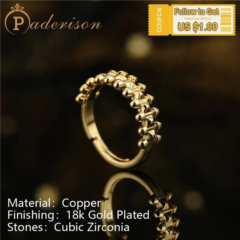 Fashion Cool Bullet Shaped Opening Ring For Women Copper 18K Gold-Plating Geometric Adjustable Ring Punk Gothic Ins Ring
Fashion Cool Bullet Shaped Opening Ring For Women Copper 18K Gold-Plating Geometric Adjustable Ring Punk Gothic Ins Ring