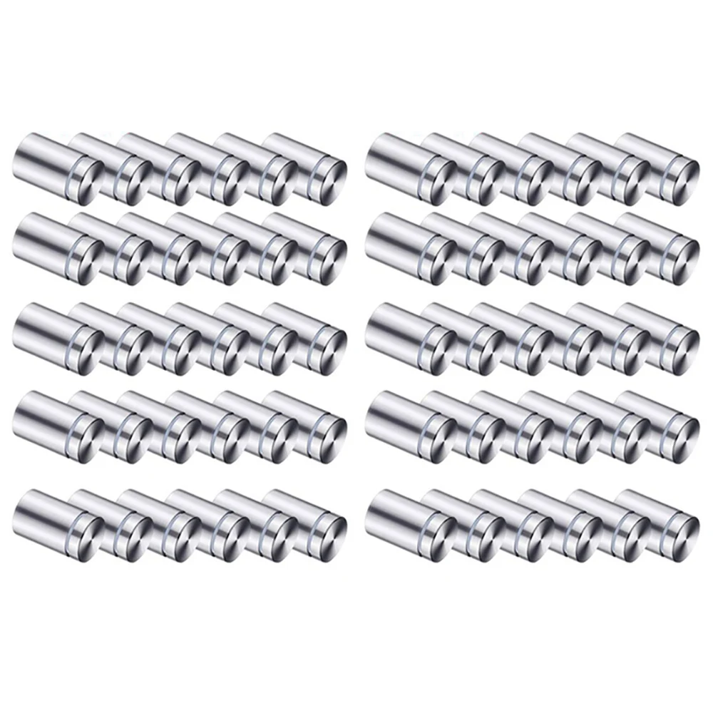 60Pcs Sign Standoff Screws Advertising Screws Stainless Steel Wall Standoff Mounts Glass Acrylic Nail for Glass Artwork
60Pcs Sign Standoff Screws Advertising Screws Stainless Steel Wall Standoff Mounts Glass Acrylic Nail for Glass Artwork