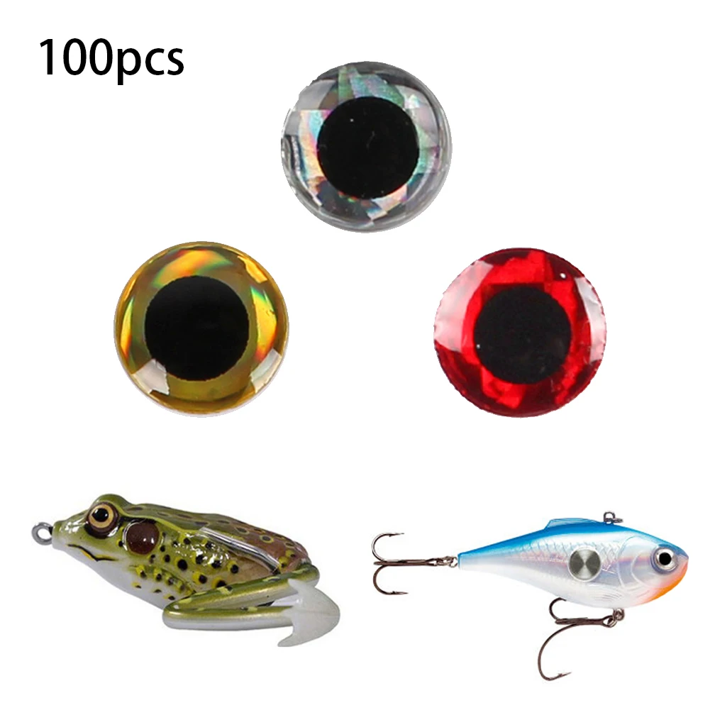 100pcs Fishing Lure Eyes Stickers 3D Simulation Artificial Laser Fish Eyes For Fishing Lure 13mm 14mm 15mm 16mm
100pcs Fishing Lure Eyes Stickers 3D Simulation Artificial Laser Fish Eyes For Fishing Lure 13mm 14mm 15mm 16mm