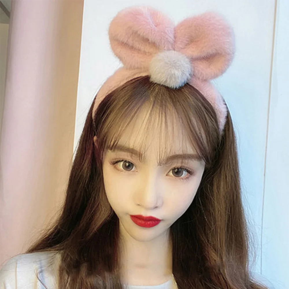 Girls Hairball Washing Face Simple Cute Hair Accessories Hair Hoop Plush Headband Bow Hair Band
Girls Hairball Washing Face Simple Cute Hair Accessories Hair Hoop Plush Headband Bow Hair Band