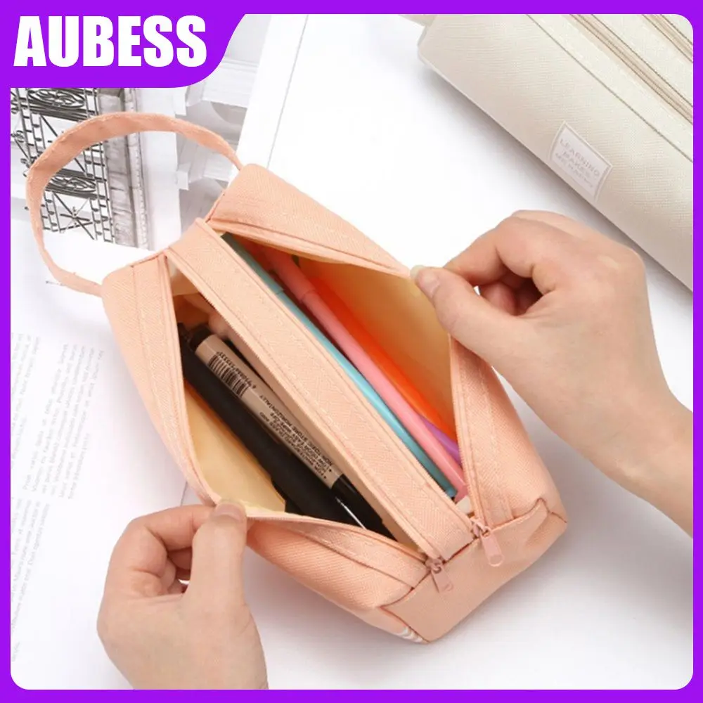 Easy To Carry Portable Pen Bag Oxford Cloth Stationery Pen Storage Bag Double-layer Design Double Zipper Pen Bag Waterproof
Easy To Carry Portable Pen Bag Oxford Cloth Stationery Pen Storage Bag Double-layer Design Double Zipper Pen Bag Waterproof