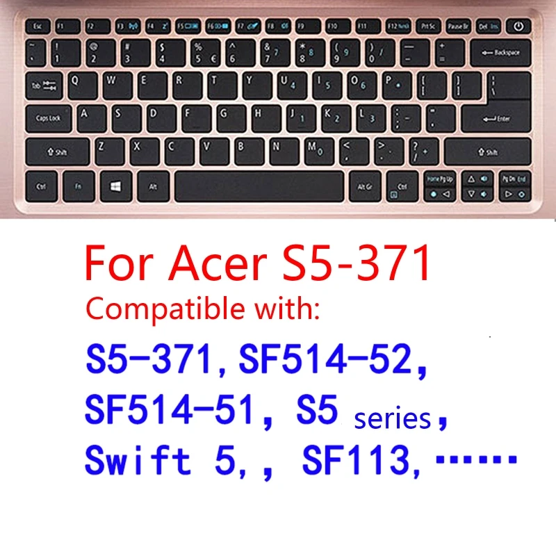 Ультратонкий защитный чехол для клавиатуры из ТПУ для Acer S5-371 S13 SF514 E8BE
Ультратонкий защитный чехол для клавиатуры из ТПУ для Acer S5-371 S13 SF514 E8BE