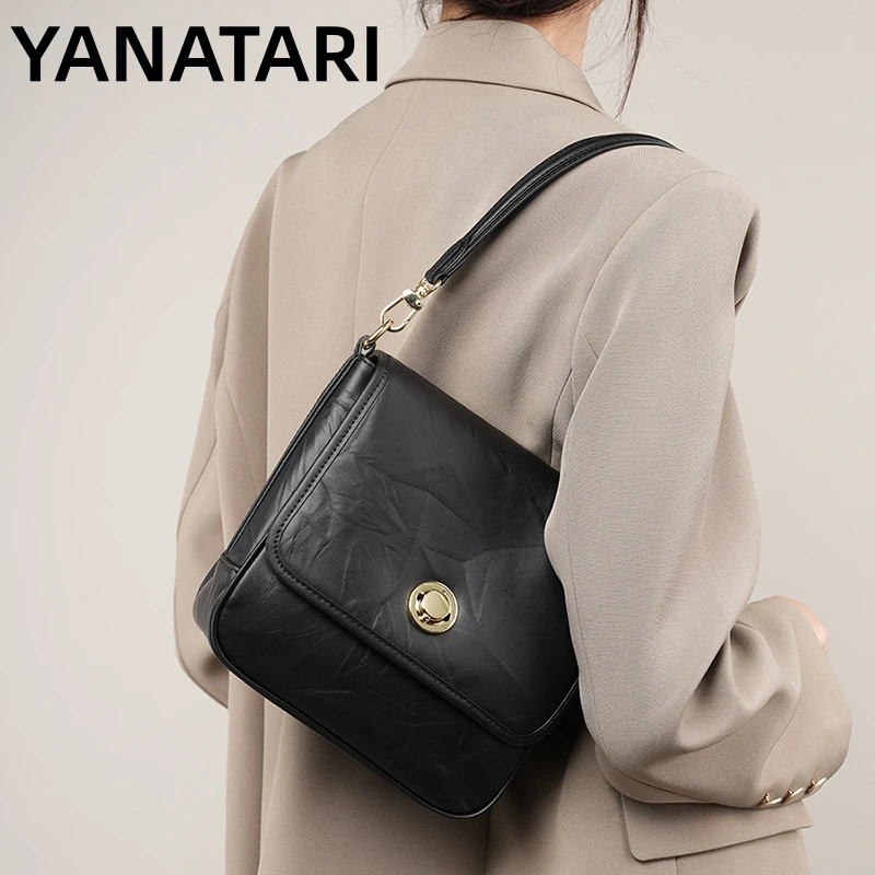 Crossbody bags for women genuine leather Pleated bag Vintage bag shoulder bags ladies mini handbag black soft leather bag
Crossbody bags for women genuine leather Pleated bag Vintage bag shoulder bags ladies mini handbag black soft leather bag