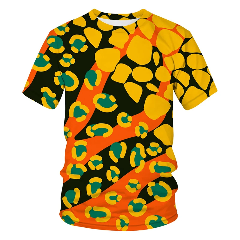 2022 Summer New Fashion Man / Woman Round Neck Short Sleeve 3D Printed Leopard Print T-shirt Loose and Comfortable Men Clothing
2022 Summer New Fashion Man / Woman Round Neck Short Sleeve 3D Printed Leopard Print T-shirt Loose and Comfortable Men Clothing