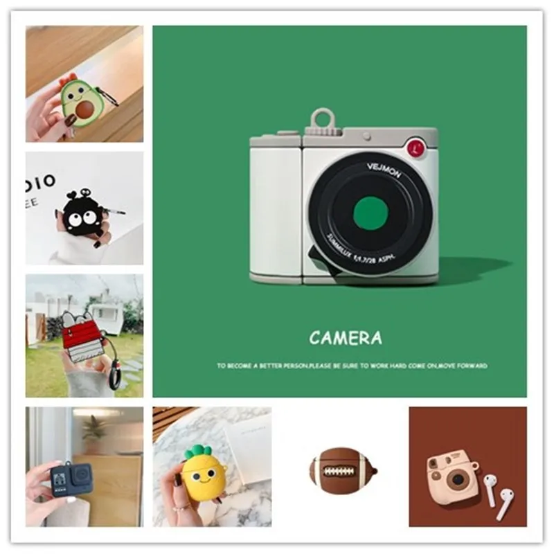 Ins 3D Camera Ball Cute Wireless Blutooth Earphone Cases For Apple Airpods 1 2 Pro Air pods Cover Ear Box Funda Coque Capa Case
Ins 3D Camera Ball Cute Wireless Blutooth Earphone Cases For Apple Airpods 1 2 Pro Air pods Cover Ear Box Funda Coque Capa Case