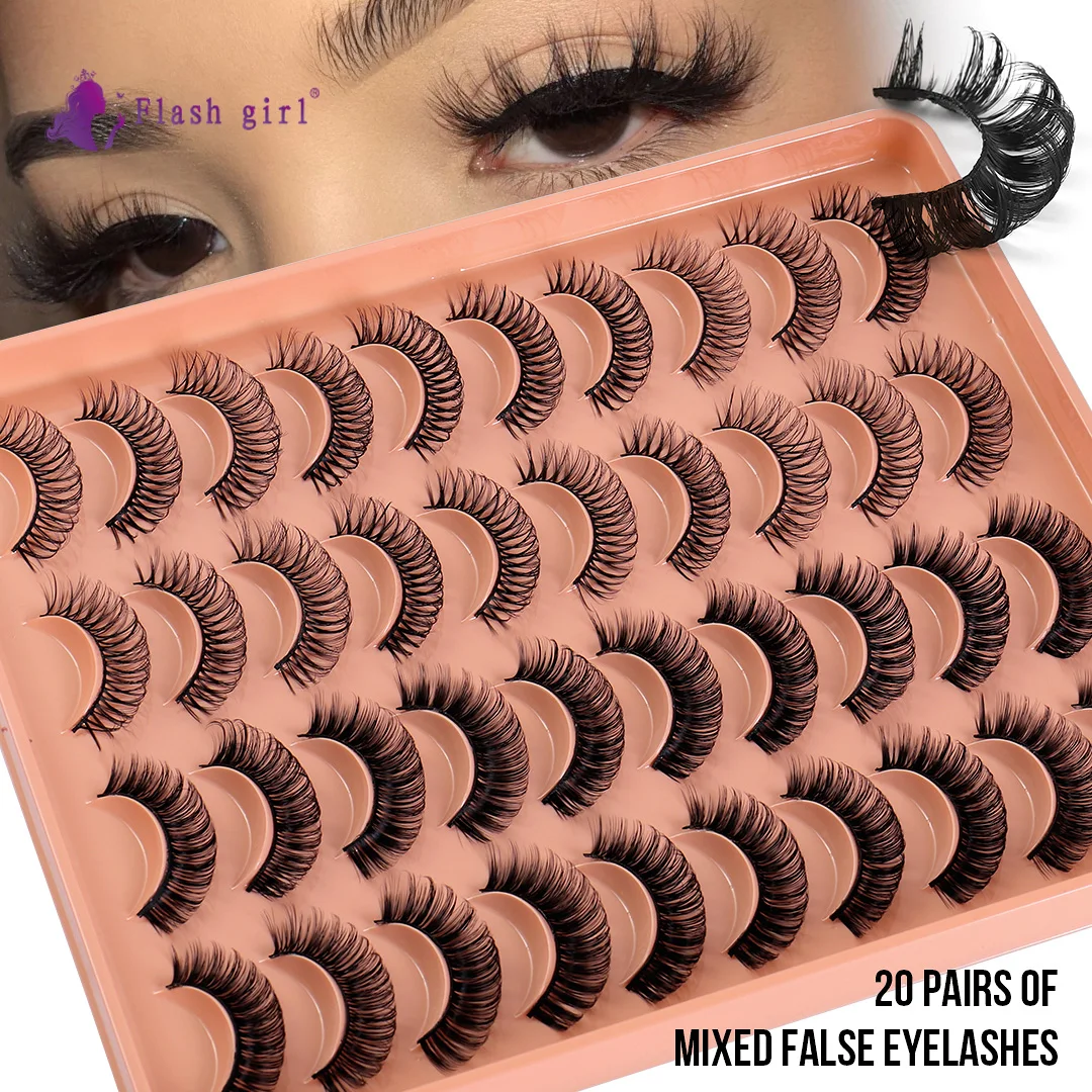 New 20 pairs pack natural Russian curl 20009-20014 false eyelashes bushy simulation eyelashes
New 20 pairs pack natural Russian curl 20009-20014 false eyelashes bushy simulation eyelashes