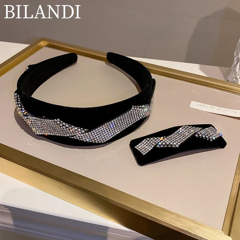 Bilandi Fashion Hair Bands Black Color Headbands Vintage Temperament High Qulaity Crystal HairBands For Women Hair Accessories
Bilandi Fashion Hair Bands Black Color Headbands Vintage Temperament High Qulaity Crystal HairBands For Women Hair Accessories