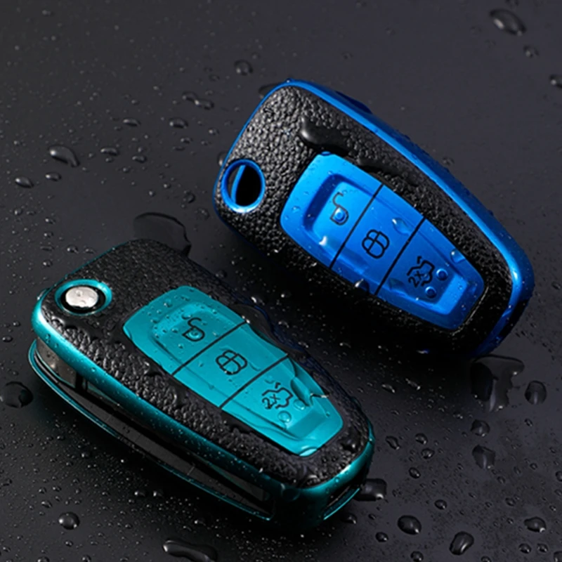 Leather TPU Car Key Case Cover For Ford Ranger C-Max S-Max Focus Galaxy Mondeo Transit Tourneo Custom Auto Key Holder keychain
Leather TPU Car Key Case Cover For Ford Ranger C-Max S-Max Focus Galaxy Mondeo Transit Tourneo Custom Auto Key Holder keychain