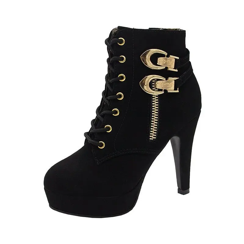 Spring Autumn Season Female Boot Vogue Short Cylinder High Heel Lady Fashionable Dress Boot All-match Recreational Female Shoes
Spring Autumn Season Female Boot Vogue Short Cylinder High Heel Lady Fashionable Dress Boot All-match Recreational Female Shoes