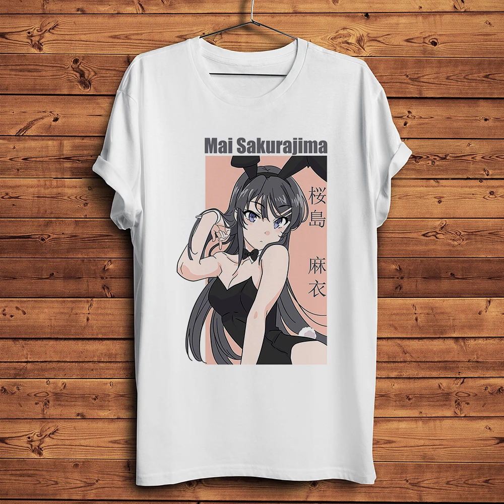 Kawaii Bunny Girl Senpai Mai Sakurajima Funny Anime T Shirt Men New White Casual TShirt Unisex Otaku Manga Waifu Streetwear Tee
Kawaii Bunny Girl Senpai Mai Sakurajima Funny Anime T Shirt Men New White Casual TShirt Unisex Otaku Manga Waifu Streetwear Tee