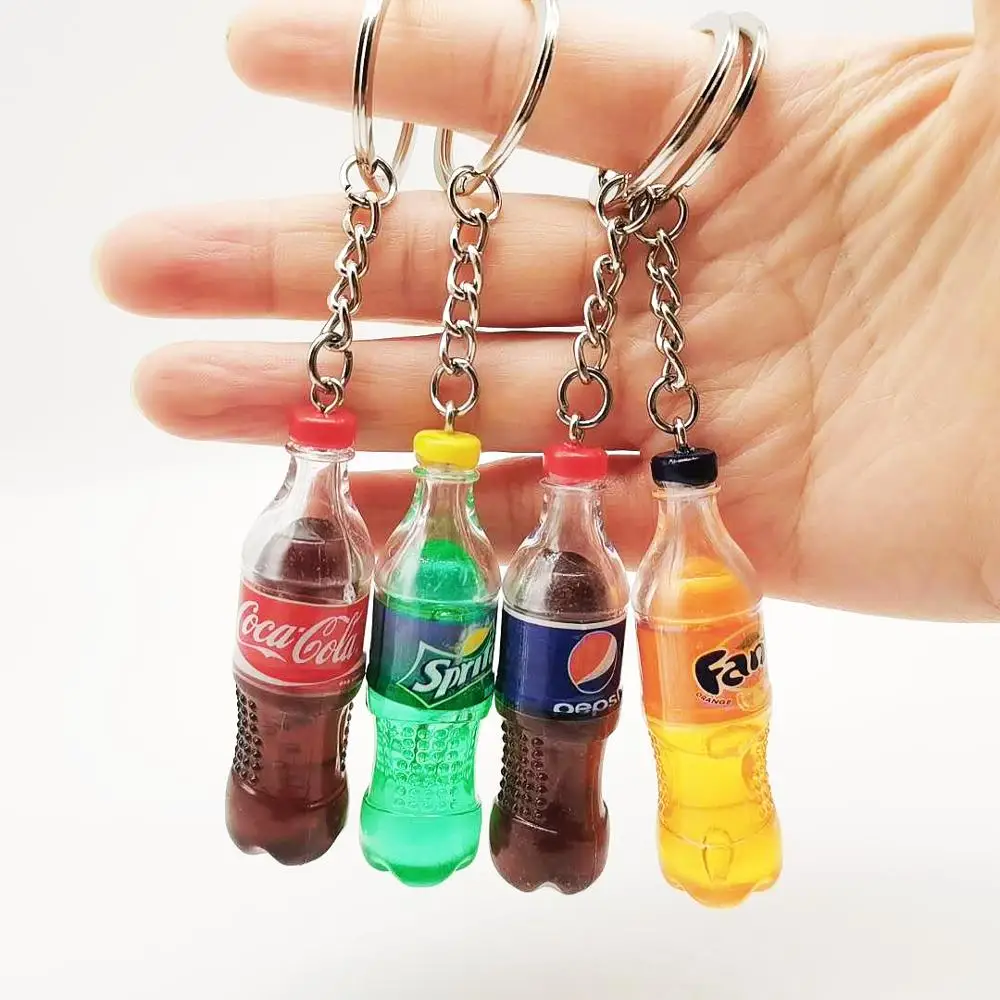 Creative Fashion Simulation Resin Beverage Bottle Keychain Men's Car Key Ring Ladies Bag Fun Keychain Pendant Gift Souvenir
Creative Fashion Simulation Resin Beverage Bottle Keychain Men's Car Key Ring Ladies Bag Fun Keychain Pendant Gift Souvenir