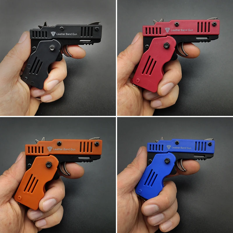 Keychain Gun Rubber Band Gun Toy Shooting Pistol Alloy Rubber Band Folding Pistol Kids Outdoor Party Folding Metal Gun Gifts
Keychain Gun Rubber Band Gun Toy Shooting Pistol Alloy Rubber Band Folding Pistol Kids Outdoor Party Folding Metal Gun Gifts