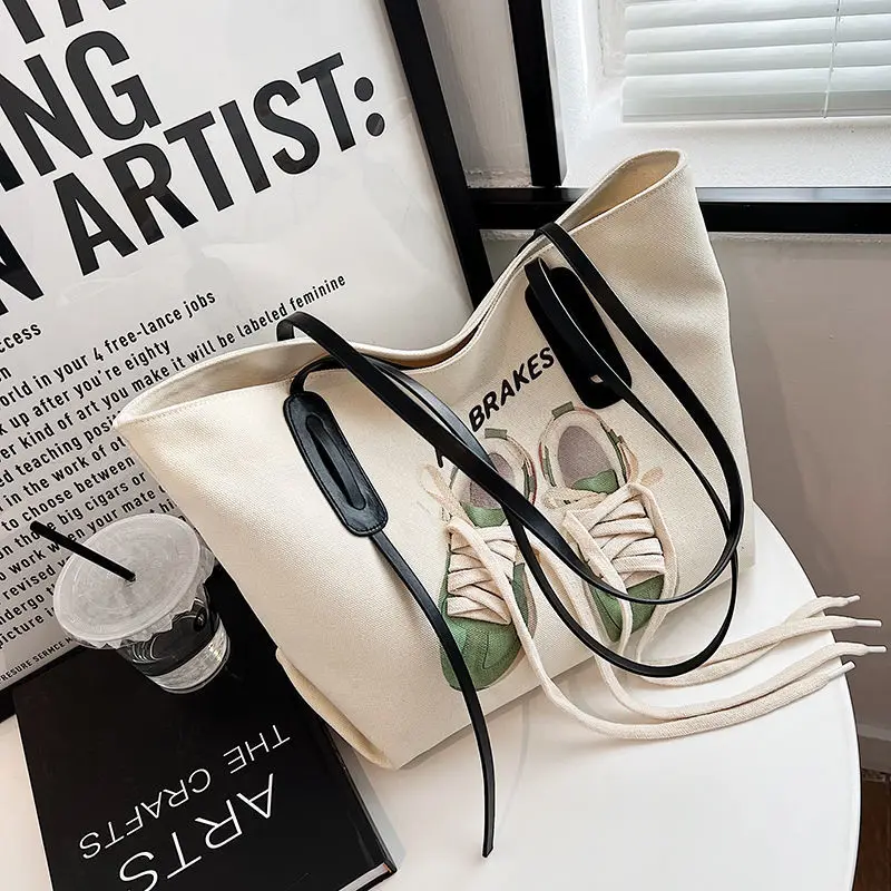 Canvas Women's Bag 2022 Trend Printed Crossbody Bags for Women Large Capacity Commuter Casual Handbag Tote Female Shoulder
Canvas Women's Bag 2022 Trend Printed Crossbody Bags for Women Large Capacity Commuter Casual Handbag Tote Female Shoulder