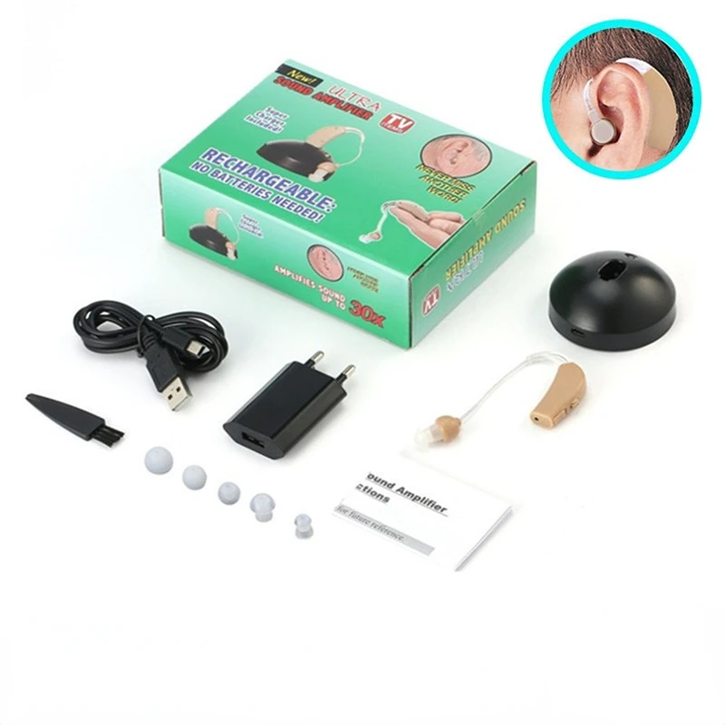Rechargeable Hearing Aid Audifonos Ear Sound Amplifier Super Mini Hearing Aids For Elderly Deafness Hearing Amplifier
Rechargeable Hearing Aid Audifonos Ear Sound Amplifier Super Mini Hearing Aids For Elderly Deafness Hearing Amplifier
