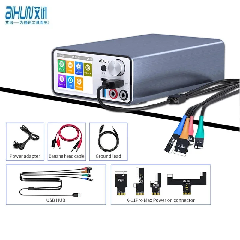JC AIXUN P2408S 3A Upgraded intelligent regulated power supply Short Circuit Detection Maintenance Battery Quick Charging Board
JC AIXUN P2408S 3A Upgraded intelligent regulated power supply Short Circuit Detection Maintenance Battery Quick Charging Board