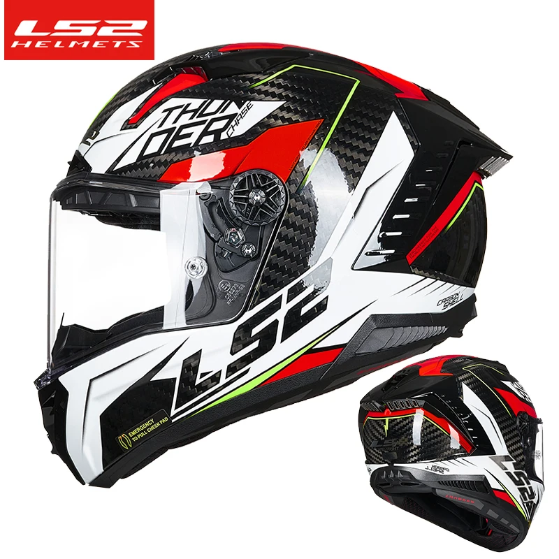 LS2 THUNDER, мотоциклетный шлем на все лицо, ls2 ff805, шлемы из углеродного волокна, двойное D-образное кольцо
LS2 THUNDER, мотоциклетный шлем на все лицо, ls2 ff805, шлемы из углеродного волокна, двойное D-образное кольцо