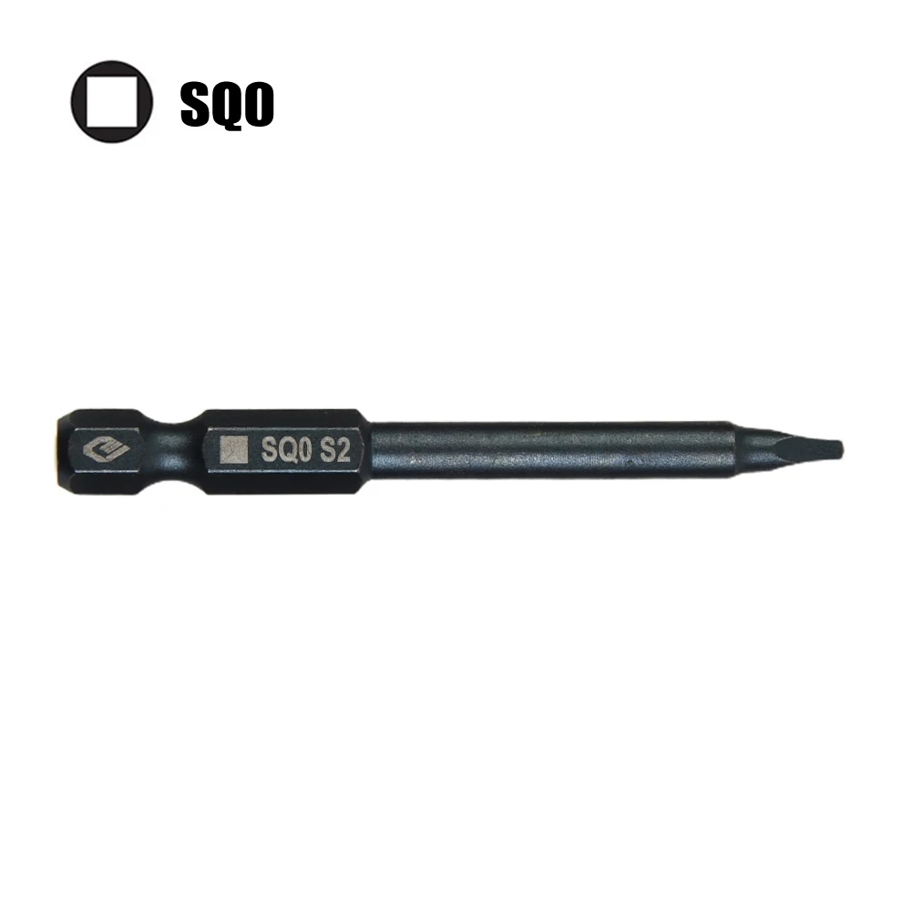 

Набор бит для отвертки с квадратной головкой 65 мм SQ0 SQ1 SQ2, набор сверл с шестигранным хвостовиком, аксессуары для электроинструментов