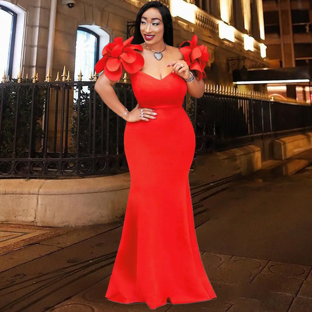 Red African Wedding Dresses for Women 2023 New Plus Size Evening Party Long Dress Dashiki Ankara Outfits Robe African Clothes
Red African Wedding Dresses for Women 2023 New Plus Size Evening Party Long Dress Dashiki Ankara Outfits Robe African Clothes