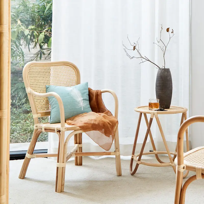 Natural rattan chairs balconies leisure small tables chairs single courtyard real rattan woven backrest sofa chairs
Natural rattan chairs balconies leisure small tables chairs single courtyard real rattan woven backrest sofa chairs